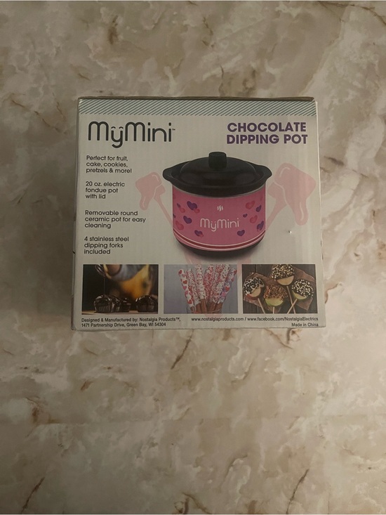 Other - MyMini Chocolate Dipping Pot - Pink Hearts